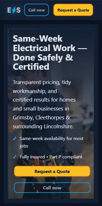 Ernest Electrical - mobile preview