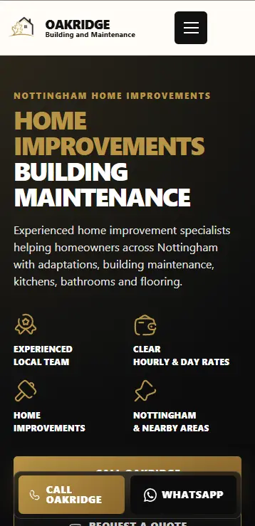 Oakridge Building & Maintenance - mobile preview